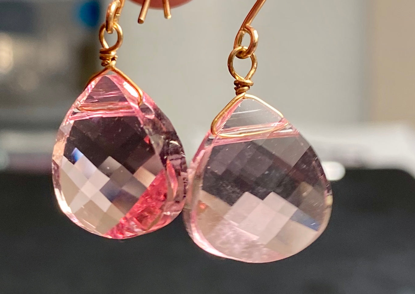 Willow earrings (pink)